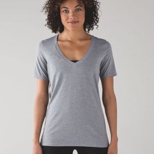 Lululemon Gray V-neck